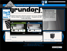 Tablet Screenshot of grundaudio.com